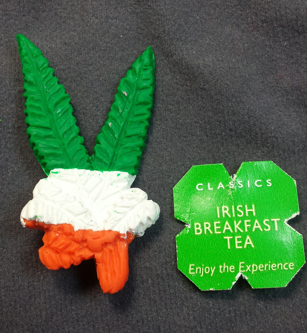 2inch Irish Tea pin