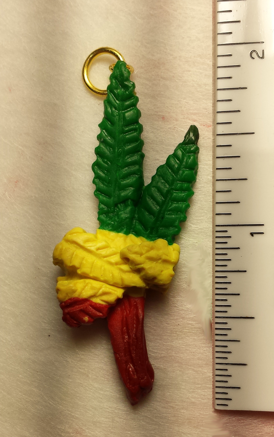 two inch i rastafari tricolor